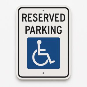 Rectangular 12"x18" Parking Sign